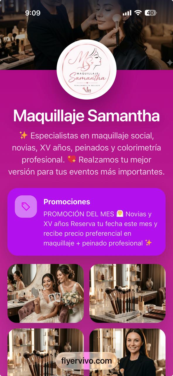 Ejemplo de tarjeta digital